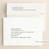 "Modern Statement" - Save the Dates in Ink by Jennifer Lew - FREE Recipient Addressing