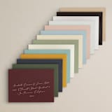 "Nature Love" - Save the Dates in Navy by Susan Moyal - Colored Envelopes Available