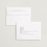 "Carefree" - Save the Dates in Quartz by Angela Garrick - FREE Recipient Addressing