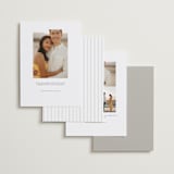 "Simple Edge" - Save the Dates in Cloud by Amy Kross - Back of Card Options