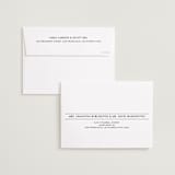 "Initial Attraction" - Save the Dates in Ebony by Kaydi Bishop - FREE Recipient Addressing