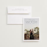 "Flourish" - Save the Dates in Cloud by Nicole Walsh - Save the Date with Envelope