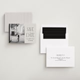 "Pierre" - Save the Dates in Dove by Robert and Stella - Assembled