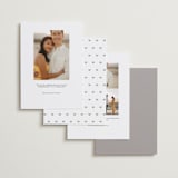 "Bella" - Save the Dates in Quartz by Kristie Kern - Back of Card Options