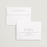 "Signature Pair" - Save the Dates in Pearl by Jessica Williams - FREE Recipient Addressing