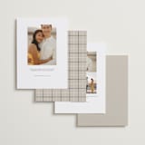 "Daisies" - Save the Dates in Ink by Wildfield Paper Co - Back of Card Options