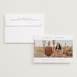 "Simply So" - Save the Dates in Cotton by Ani Somi - Save the Date with Envelope