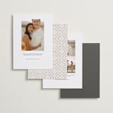 "Portland" - Save the Dates in Latte by Kristie Kern - Back of Card Options