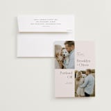 "Portland" - Save the Dates in Latte by Kristie Kern - Save the Date with Envelope