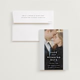 "French Love Story" - Save the Dates in Crystal by Design Lotus - Save the Date with Envelope