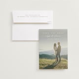 "Aloft" - Save the Dates in Lace by Kaydi Bishop - Save the Date with Envelope