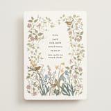 "Wild Clematis" - Save the Dates in Mauve by Tara Grangroth - Front