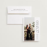 "Heights" - Save the Dates in Tux by Lea Delaveris - Save the Date with Envelope