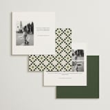 "Emerson" - Save the Dates in Evergreen by Kelly Watkins - Back of Card Options