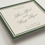 "Emerson" - Save the Dates in Evergreen by Kelly Watkins - Detail
