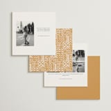 "Tribal Rythm" - Save the Dates in Amber by Selima Akhter - Back of Card Options