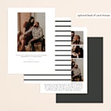 "The Adventure" - Save the Dates in Slate by Kasia Labocki - Back of Card Options