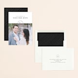 "Simple Stamp" - Save the Dates in Ivory by Becca Thongkham - Assembled
