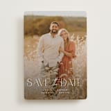 "Simple Elegance" - Save the Dates in Pearl by Jessica Corliss - Front