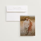 "Simple Elegance" - Save the Dates in Pearl by Jessica Corliss - Save the Date with Envelope