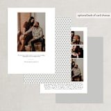 "Elegance" - Save the Dates in Chalkboard by Katie Wahn - Back of Card Options