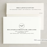 "Elegance" - Save the Dates in Chalkboard by Katie Wahn - FREE Recipient Addressing