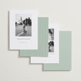 "Gaussian" - Save the Dates in Ivory by Pippa Shaw - Back of Card Options