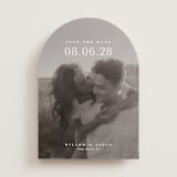 "Classic Big Date" - Save the Dates in Moonstone by Lucrecia Caporale - Front