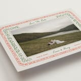 "Romantic Floral" - Save the Dates in Vintage by Elly - Detail