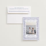 "Provincial" - Save the Dates in Cerulean by Jenna Holcomb - Save the Date with Envelope