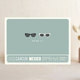 "Shades" - Save the Dates in Celadon by Olive and Violet - Front