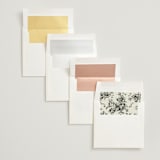 "Elegance Illustrated" - Save the Dates in Cream by Phrosné Barwood - Envelope Liner Options