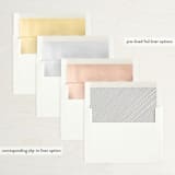 "Big City - New York City" - Save the Dates in Light Taupe by Hooray Creative - Envelope Liner Options