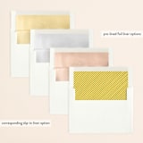 "Big City - Los Angeles" - Save the Dates in Lemondrop by Hooray Creative - Envelope Liner Options