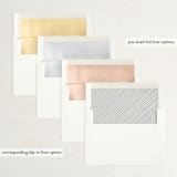 "Big City - Atlanta" - Save the Dates in Light Taupe by Hooray Creative - Envelope Liner Options