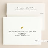 "All that Sparkles" - Save the Dates in Gold Dust by Robin Ott - FREE Recipient Addressing