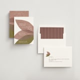 "Mod Collage" - Save the Dates in Dusty Rose by Carrie Moradi - Assembled
