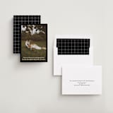 "Black Border" - Save the Dates in Coal by Becky Nimoy - Assembled
