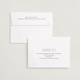 "Quad" - Save the Dates in Jade by Morgan Kendall - FREE Recipient Addressing