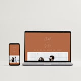 "Marked" - Save the Dates in Rust by JoAnn Jinks - FREE Wedding Website