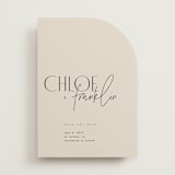 "Layered" - Save the Dates in Natural by Kelly Schmidt - Front