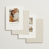 "Layered" - Save the Dates in Natural by Kelly Schmidt - Back of Card Options