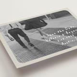 "Film" - Save the Dates in Toasted Marshmallow by Anna Elder - Detail