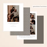 "Classically" - Save the Dates in Pearl by Sarah Brown - Back of Card Options