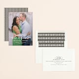 "Classically" - Save the Dates in Pearl by Sarah Brown - Assembled