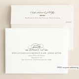 "Classically" - Save the Dates in Pearl by Sarah Brown - FREE Recipient Addressing