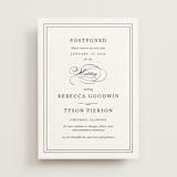 "Eloquence" - Save the Dates in Vanilla by Kimberly FitzSimons - Front