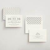 "Hepburn" - Save the Dates in Tuxedo by Megan Davis - Assembled