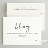 "Funky Names" - Save the Dates in Navy by Phrosné Barwood - FREE Recipient Addressing