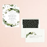 "Vines of Green" - Save the Dates in Fern by Susan Moyal - Assembled